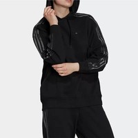 限尺碼：adidas ORIGINALS 款新潮流女裝防風連帽套頭衫經典時尚休閑舒適運動服衛衣