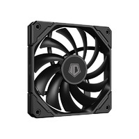 ID-COOLING 12CM薄扇 12015無光機箱風扇黑色 PWM溫控 適用ITX下壓式電腦散熱器改裝 TF-12015-K