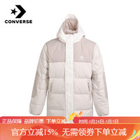 CONVERSE 匡威 羽絨服男2023冬季新款時尚保暖連帽休閑外套10023754 10023754-A03 M