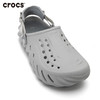 crocs 卡駱馳 洞洞鞋男鞋女鞋 春夏時尚波波Clog運動耐磨透氣輕便休閑鞋 207937-1FT/大氣灰 41-42