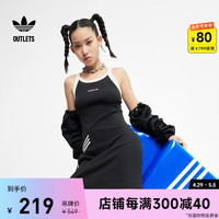 adidas 阿迪達斯 運動無袖連衣裙女裝adidas阿迪達斯官方outlets三葉草IU4841