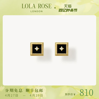 LOLA ROSE 画框耳钉耳饰女新款复古小众生日礼物