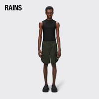 RAINS 運動時尚短褲男 簡約工裝褲子女中性 Woven Shorts