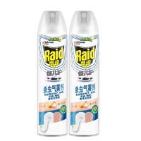 Raid 雷达蚊香 雷达 佳儿护 杀虫剂喷雾 杀蟑螂 600ml 水基 灭蟑螂 灭小强 蟑螂克星 2瓶 雷达