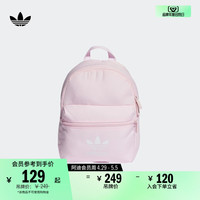 adidas 阿迪達斯 adicolor運動雙肩背包男女adidas阿迪達斯官方三葉草IS4365