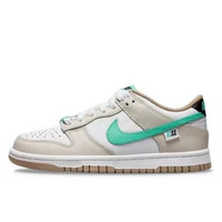 NIKE 耐克 Dunk Low 白薄荷綠 卡其色 運動休閑女GS低幫滑板鞋DX6063-131 36