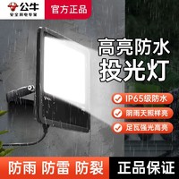 BULL 公牛 led燈戶外防水防雷照明燈led工地照明燈廠房公園草地探照燈