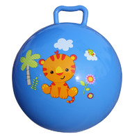 Fisher-Price 玩具球兒童皮球10寸手柄藍色老虎