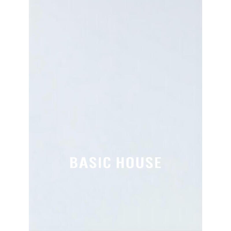 百家好（Basic House）2024春季高腰直筒阔腿裤显瘦纯色拖地裤子黑色 珍珠白 L