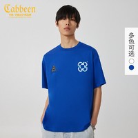 百亿补贴：Cabbeen 卡宾 男装创意箭头印花T恤夏季款潮流宽松短袖街头时尚H