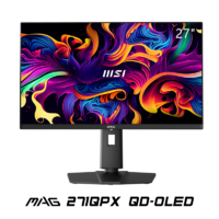 MSI 微星 26.5英寸 2K 量子点 OLED 360Hz 0.03ms(GTG) HDR400 游戏电竞显示器屏 MAG 271QPX QD-OLED