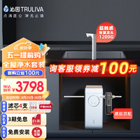 沁园（TRULIVA）触控屏 小白鲸PRO大通量1200G 二件套装 净水器UR-S51298+智能自动冲洗前置过滤器P-O7712