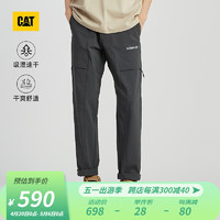 CAT卡特24春夏男户外轻薄多功能舒适工装长裤 深灰色 34