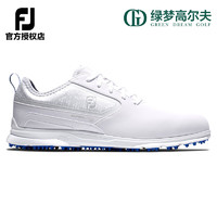 FootJoy 高尔夫球鞋男士Superlites XP无钉运动球鞋FJ轻量防滑舒 58087-白 7.5=41码