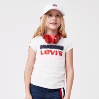 Levi's 李维斯 女小童夏薄款简约短tT恤李维斯童装儿童短袖t恤舒适