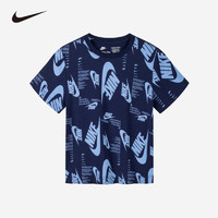 NIKE 耐克 儿童童装T恤NY2422698PS-001 靛蓝色 130/64