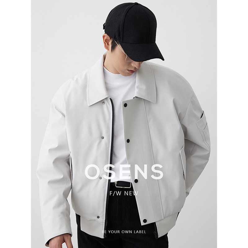 OSENS专利科技三合一防泼水户外夹克外套90白鹅绒冬季羽绒服男