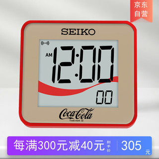 SEIKO 精工 日本精工时钟闹表倒计时码表计时功能电子钟表学习儿童卧室闹钟