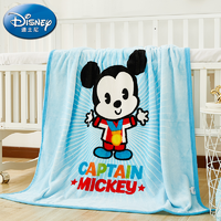 Disney 迪士尼 法萊絨嬰兒毛毯小被子新生兒云毯薄款幼兒園寶寶蓋毯春秋冬