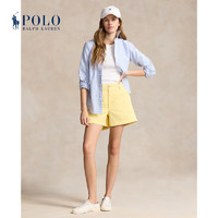 Polo Ralph Lauren 拉夫劳伦 女装 24年夏斜纹棉布卡其短裤RL25515 700-黄色 6