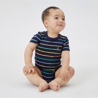 Gap 蓋璞 新生嬰兒夏季連體衣568281兒童裝包屁衣