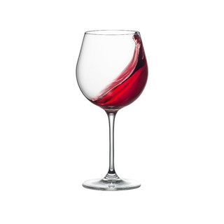 RONA 洛娜 捷克RONA进口红酒杯透明玻璃杯高脚杯葡萄酒杯勃艮第酒杯 单只 610毫升