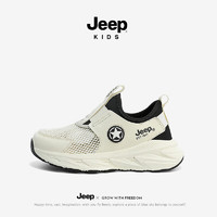 Jeep 吉普 儿童夏季新款运动鞋2024 黑色