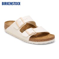 BIRKENSTOCK勃肯拖鞋时尚凉鞋拖鞋Arizona系列 白色/蛋壳白窄版1027339 35