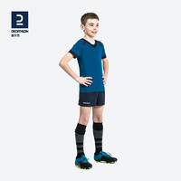DECATHLON 迪卡儂 橄欖球兒童短袖短褲寬松夏季速干T恤透氣訓練運動上衣IVO7