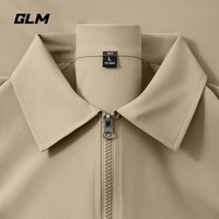 百亿补贴：GLM 森马集团GLM夏季冰感半拉链POLO衫男士2024新款百搭宽松短袖t恤男