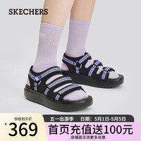 斯凯奇（Skechers）BOB'S系列女士休闲凉鞋114805 全黑色/BBK 39
