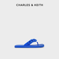 CHARLES & KEITH CHARLES&KEITH;春夏女鞋CK1-70380946粗链条休闲夹趾外穿拖鞋女