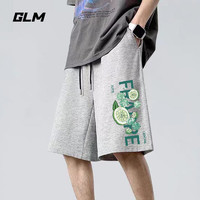 百亿补贴：GLM 森马集团GLM港风运动纯棉短裤男夏季潮牌宽松五分裤男士直筒卫裤