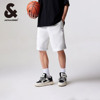 杰克·琼斯（JACK&JONES）夏季NBA联名湖人队oversized织带时尚运动短裤五分裤22429F006 本白色A06 本白色A06 180/84A/LR