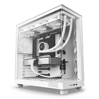 NZXT 恩杰 H6 Flow ATX机箱 半侧透 白色