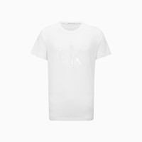 卡尔文·克莱恩 Calvin Klein CK Jeans夏季男士休闲纯棉透气叠影字母印花简约短袖T恤ZM01923