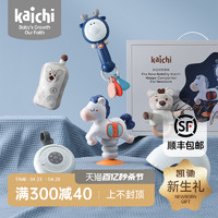Kaichi 凱馳玩具 凱馳新生嬰兒安撫禮盒01歲寶寶手搖鈴玩偶玩具高端用品禮物
