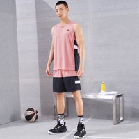 XTEP 特步 男籃球比賽套裝舒適運動籃球男運動球服