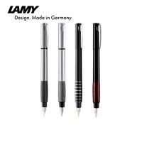 LAMY 凌美 優雅系列亮桿14K金鍍鉑筆咀石楠根木手握墨水筆 鋼筆