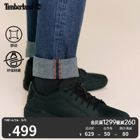 添柏岚（Timberland）男鞋板鞋休闲舒适皮革A5S8R A5S8RW/黑色 41.5
