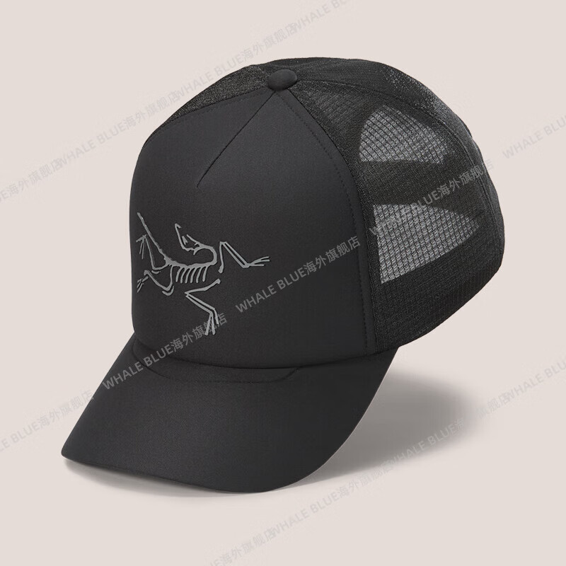 始祖鸟（ARC’TERYX） BIRD TRUCKER CURVED 透气 男女 弯檐帽 BLACK/黑色 均码