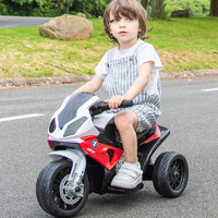 BeRica 貝瑞佳 寶馬授權兒童電動車摩托車可坐人男女小孩玩具車寶寶幼兒童車
