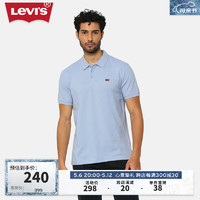 Levi's李维斯冰酷系列24夏季男士复古时尚简约大方针织POLO衫 蓝色 35883-0162 S
