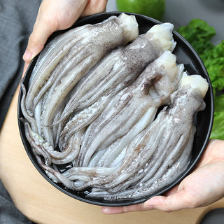 鸿顺 深海鱿鱼须450g/包 免处理 去眼去牙 烧烤火锅食材 海鲜 生鲜