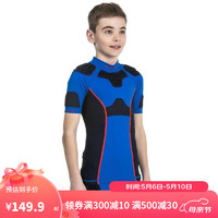 DECATHLON 迪卡儂 兒童橄欖球服裝Rugby藍色H500-6歲-2315349