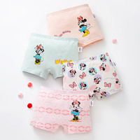 Disney 迪士尼 儿童纯棉内裤 4条装