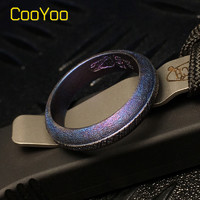CooYoo 酷友 行三手工雕刻EDC 鈦合金戒指項鏈/指環 配飾 限量版