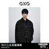 GXG 男裝 新年系列明線設計夾克 24年春季GFX12100801 黑色 180/XL
