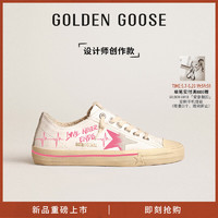                                                                                 Golden Goose【设计师创作款】Golden Goose男鞋V-Star 星星运动休闲脏脏鞋 粉色 42码260mm