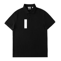 Calvin Klein/凯文克莱商务休闲短袖POLO衫翻领纯色上衣